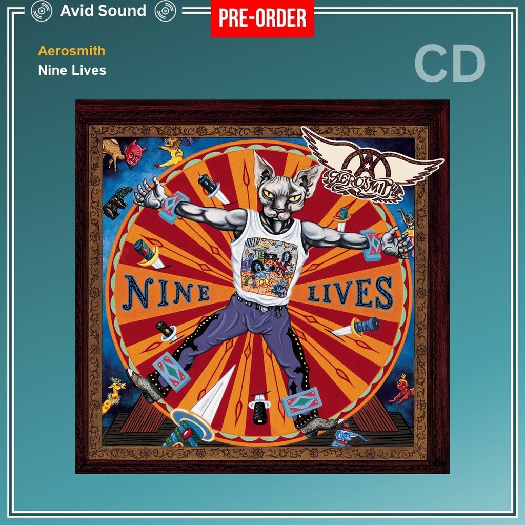 Pre-Order CD แผ่นซีดี Aerosmith Nine Lives ใหม่ ซีล Aerosmith CD