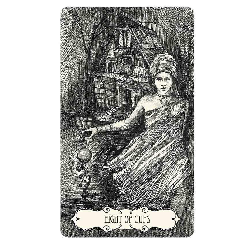 การ์ดเกม Tarot of the Abyss 12x7 ซม