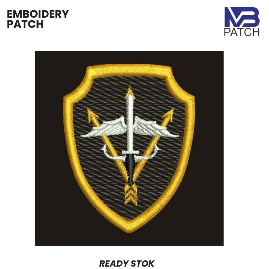 KOODSSUS TNI INSIGNIA INDONESIA EMBROIDERY LOGO PATCH - MB-468