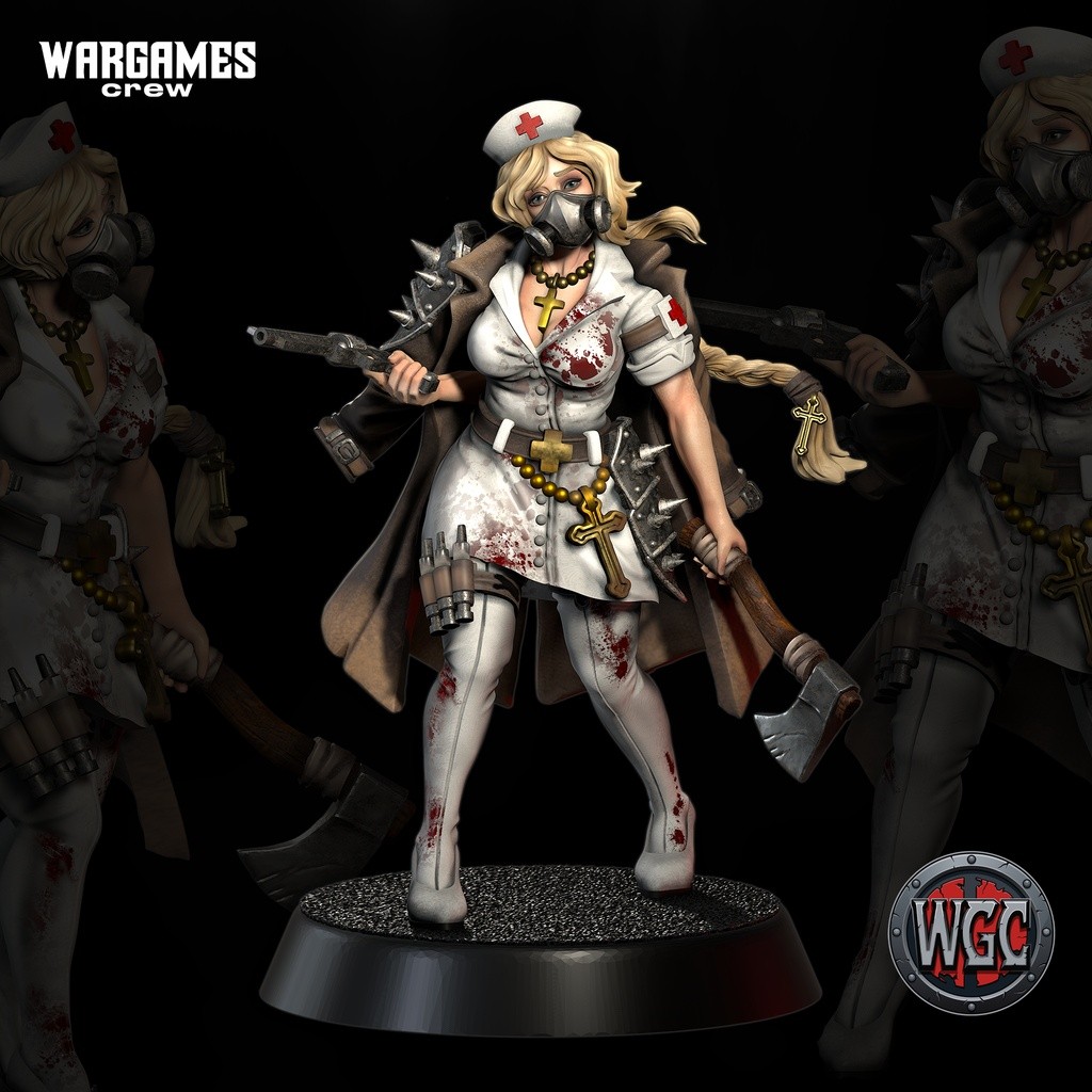 Medic of Last Argument | Resin 3D Printed Miniature 32mm
