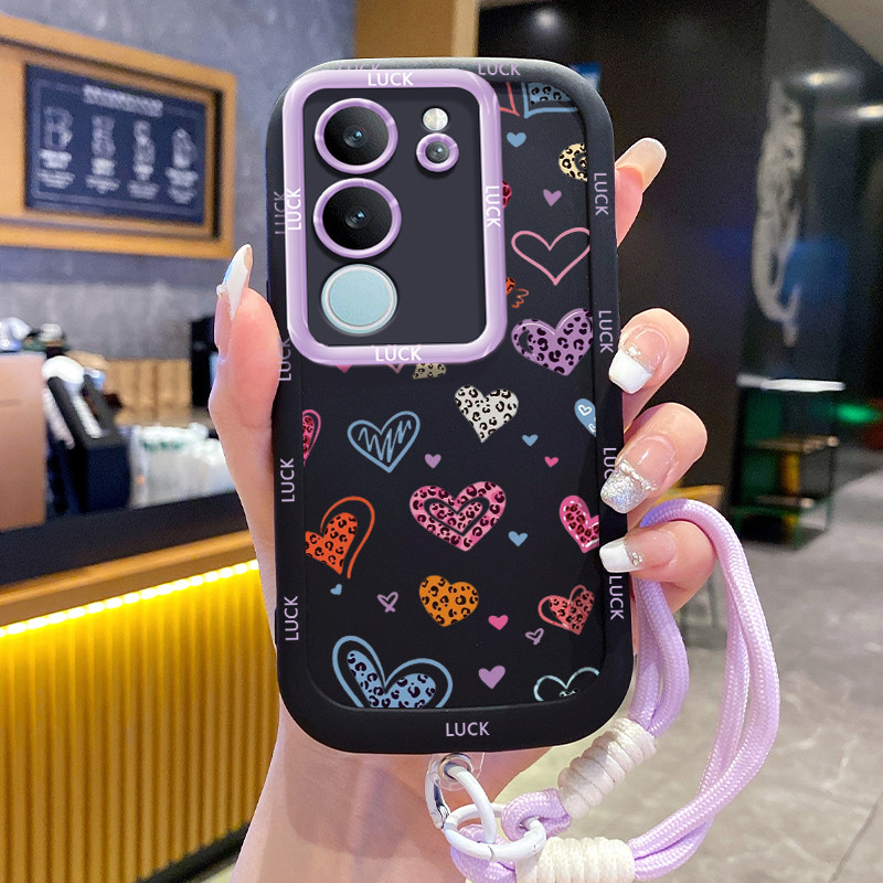 VIVO V29 5G V29E 5G V29 Pro 5G เคสการ์ตูนหัวใจเล็ก