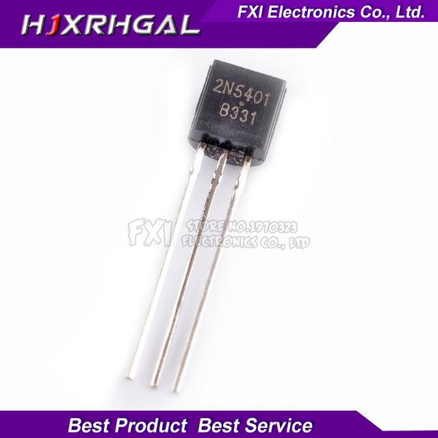 100PCS 2N5401 TO-92 TO92 0.3A/160V PNP ทรานซิสเตอร์ใหม่