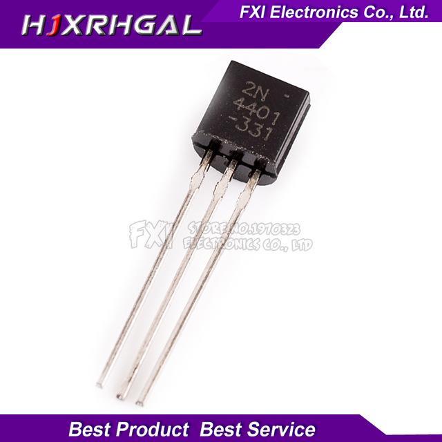 100 ชิ้น 2N4401 TO-92 Bipolar ทรานซิสเตอร์ - BJT NPN ใหม่