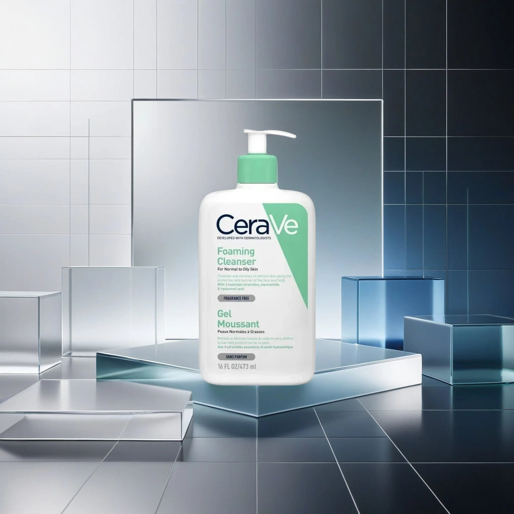 CERAVE โฟมล้างหน้าควบคุมความมันสําหรับผิวธรรมดาถึงผิวมัน | เซราวี เซราวี