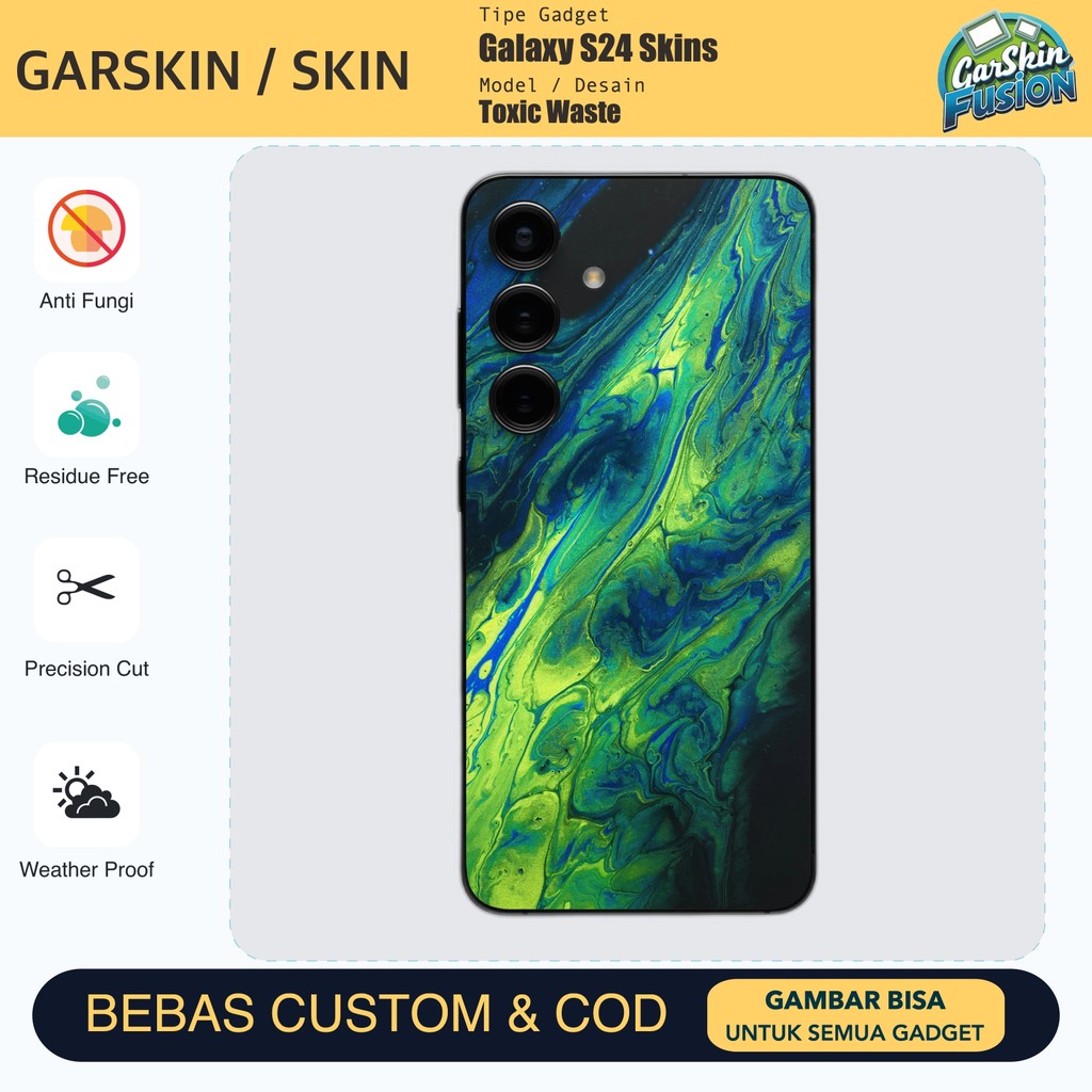 เคส Galaxy S24 Toxic Waste Anti Scratch Protector | โดยฟิวชั่น | รหัส - 7SX2