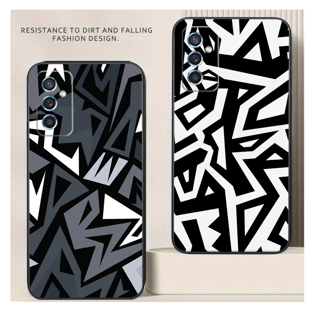 เคส Samsung M14 / A04S / M52 5G / M23 5G ลายเรียบหรู เพื่อปกป้องกล้อง