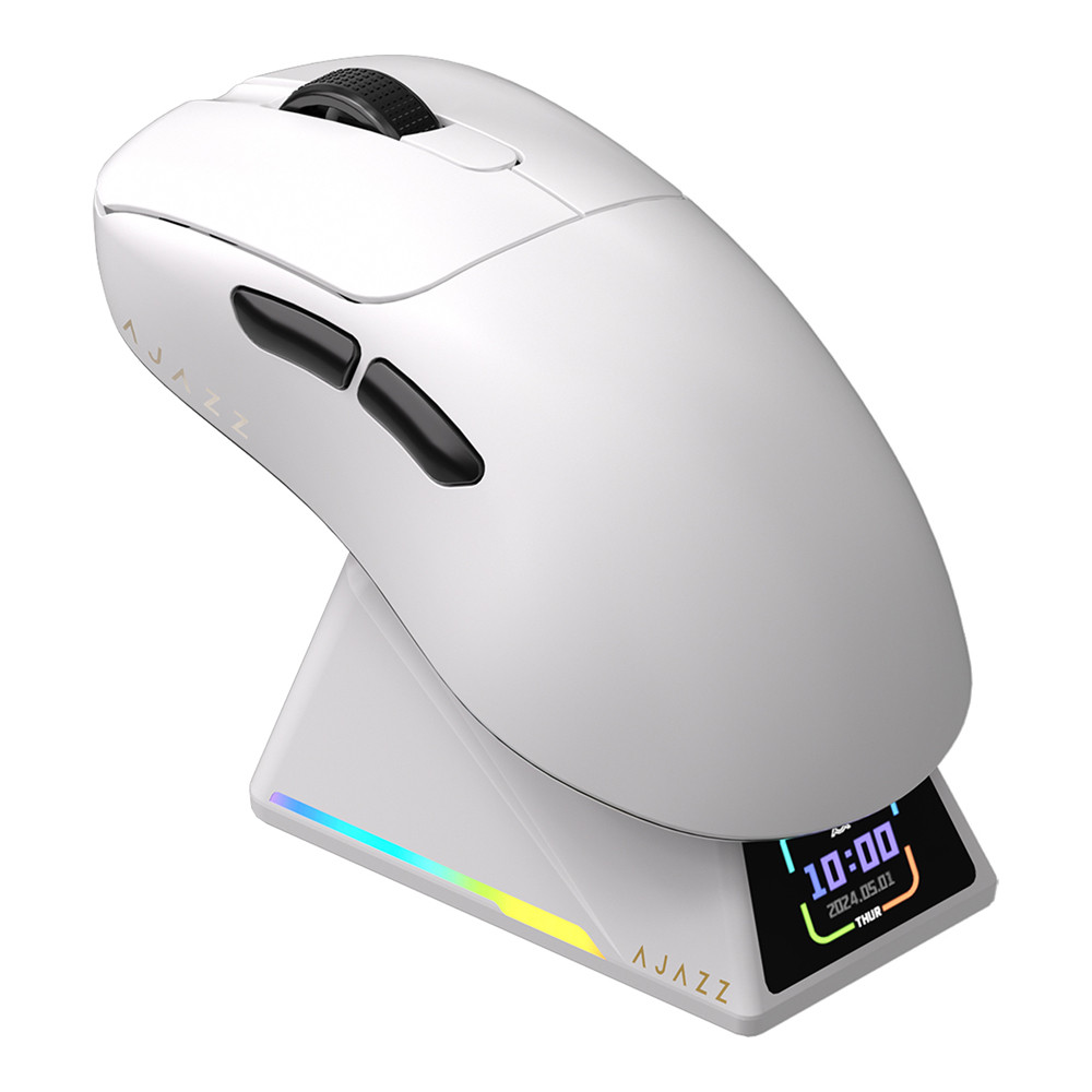WIRELESS MOUSE (เมาส์ไร้สาย) AJAZZ AJ179 APEX (WHITE) (AJ-MS-AJ179APEX-W) \