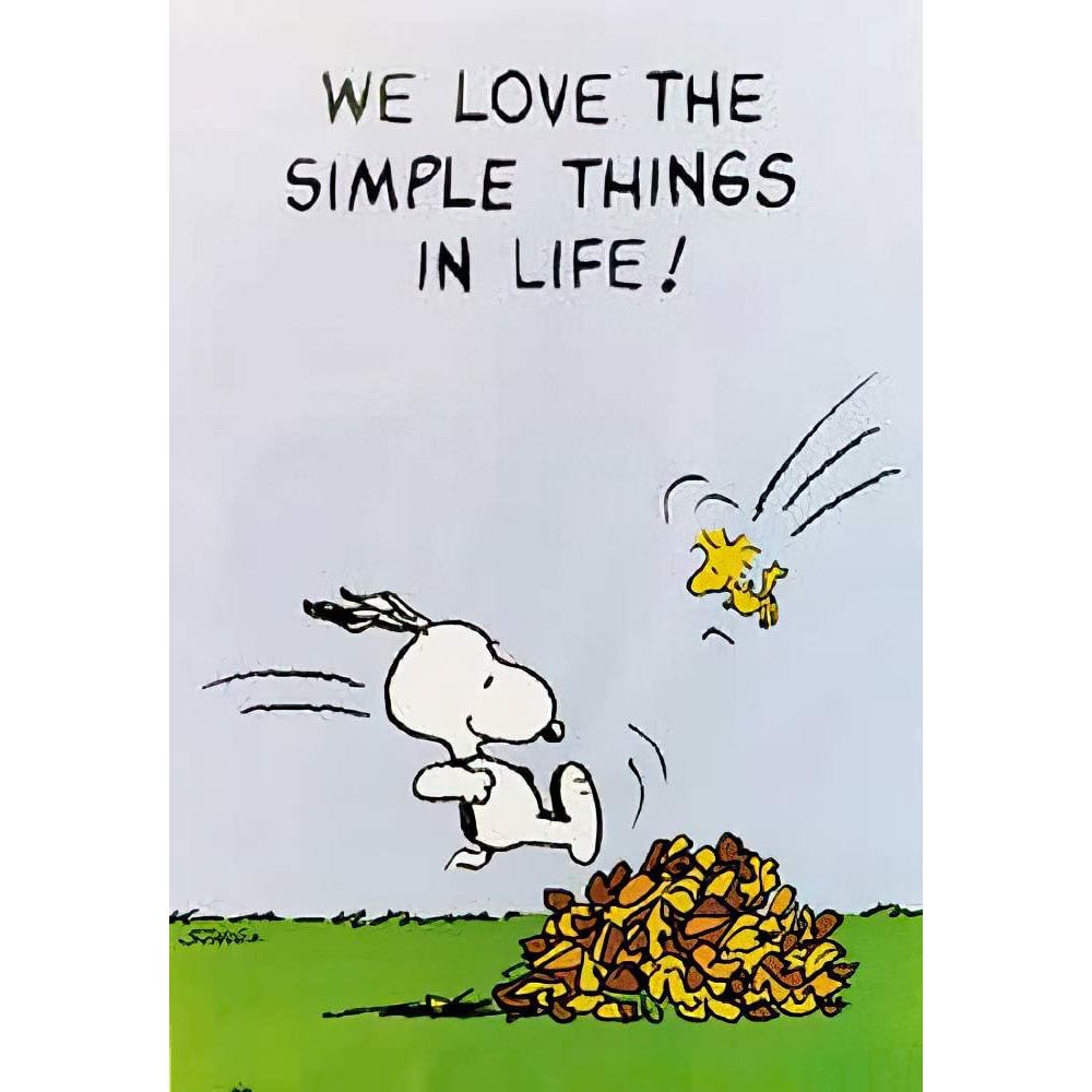 POSTER STOP ONLINE We Love The Simple Things ในชีวิต! โปสเตอร์ (ขนาด 24" x 36")