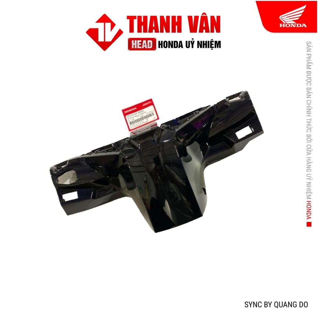 ครอบแฮนด์หลัง (คอ) Nhb25M HONDA AIR BLADE 125 2020+ สีดําเงา