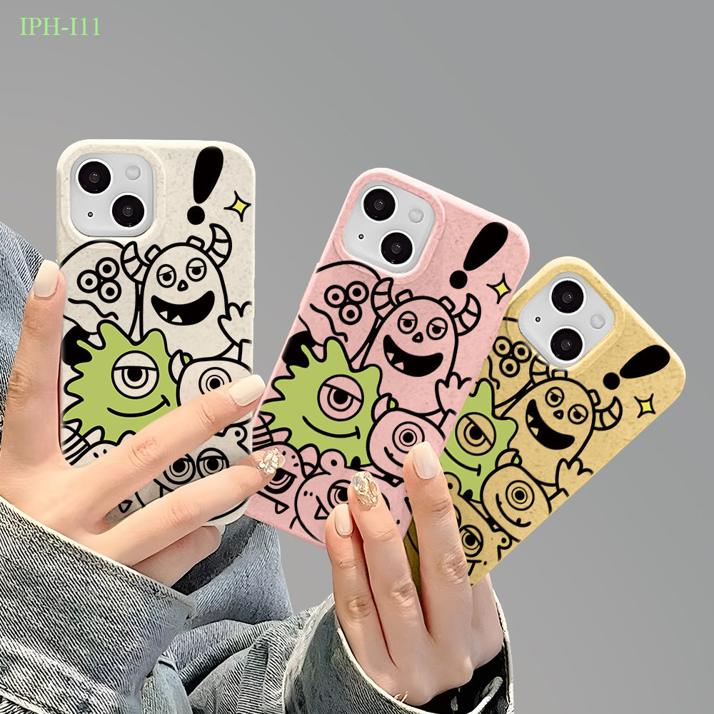 ใช้งานร่วมกับiPhone 15 14 13 12 11 7 8 6 6S X XR XS SE Pro Plus Max Mini 2020 2022 กรณีการ์ตูนปลอกHp