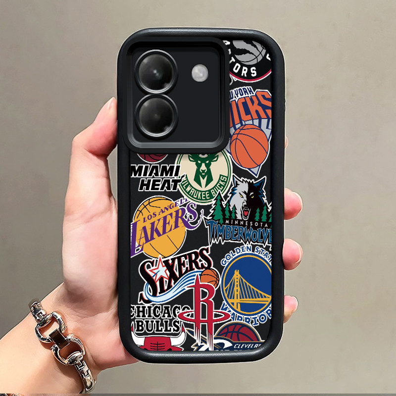 เคสโทรศัพท์สําหรับ Xiaomi POCO M7 Pro 5G กรณีปลอกอ่อน Softcase HP Cesing Handphone บาสเกตบอลรูปแบบซิ