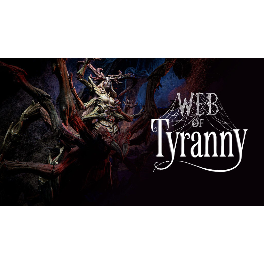 D&D Miniature 32mm - Web of Tyranny | Resin TRPG บอร์ดเกม [Made to order ส่งภายใน 1-3 วัน]
