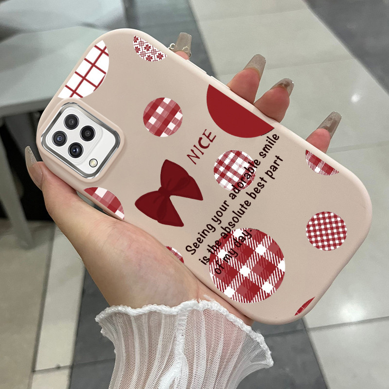เคส ใช้ได้กับ Samsung A22 M22 M32 เคสแฟชั่นสร้างสรรค์