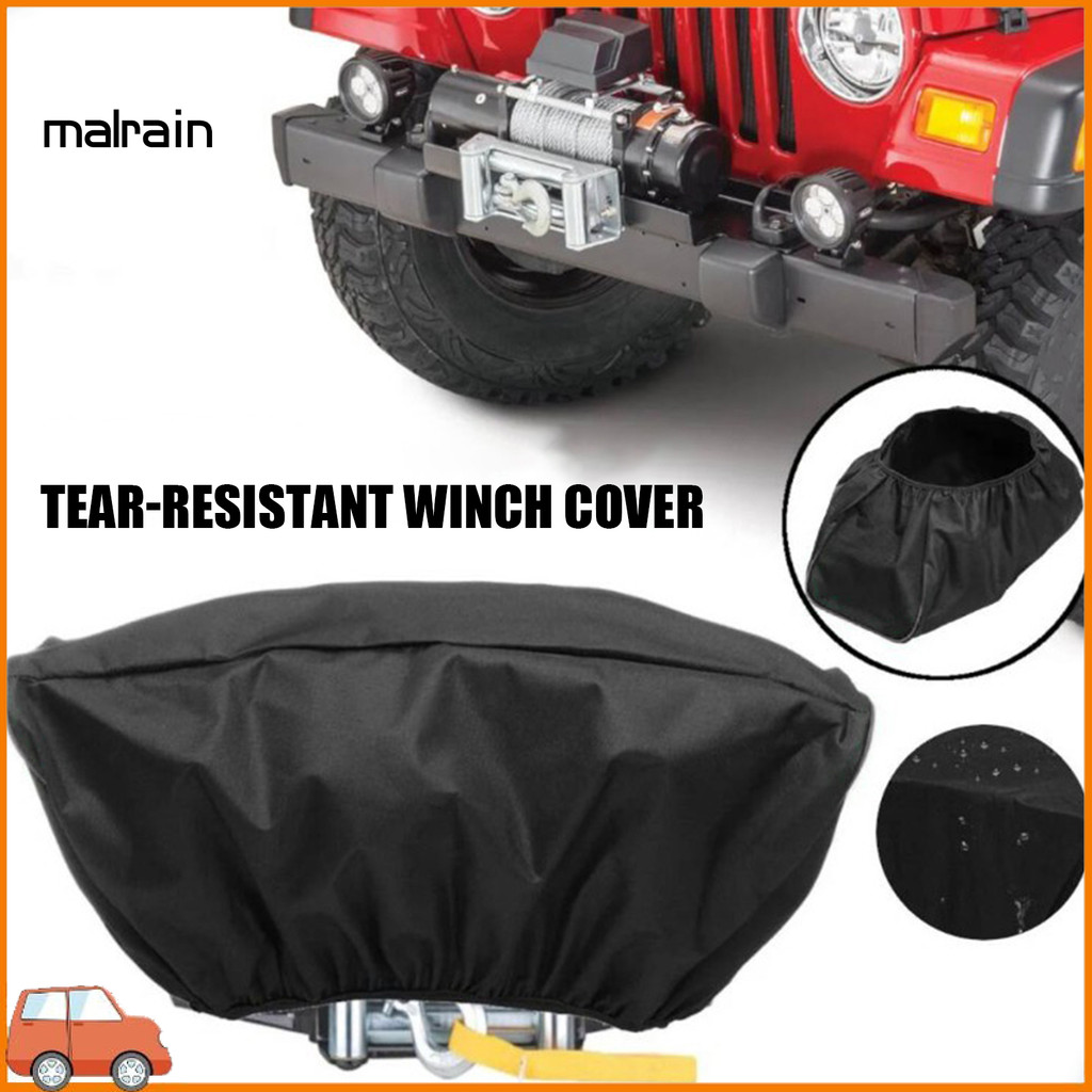 MA- Winch ฝาครอบ Heavy Duty กันน้ําป้องกันฝุ่น Winch ป้องกันสําหรับ 8500-17500 Lbs ไฟฟ้า Winch Unive