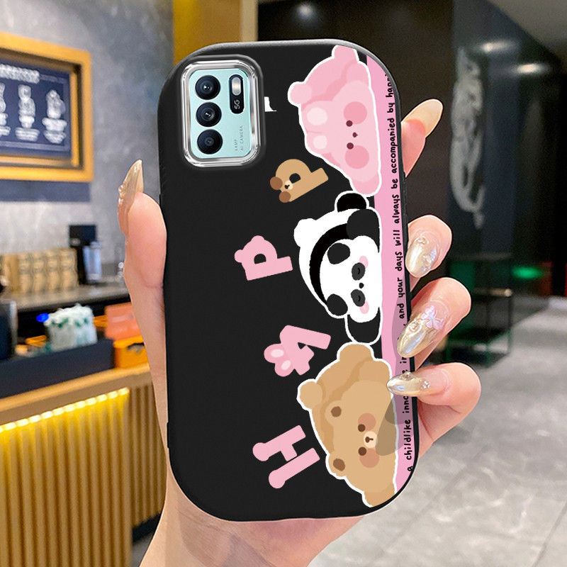 เคสสำหรับ OPPO Reno 6Z 5G Reno 6 5G Reno6 Z 5G เคสโทรศัพท์หมีกระต่ายซิลิโคนเสื้อแจ็กเก็ตผ้านุ่ม