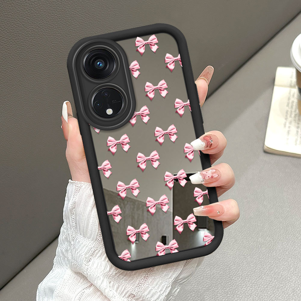 HP เคสโทรศัพท์สําหรับ OPPO Reno 8T 5G กระจก Softcase เคสโทรศัพท์ผีเสื้อ Kesing 1370 JZ