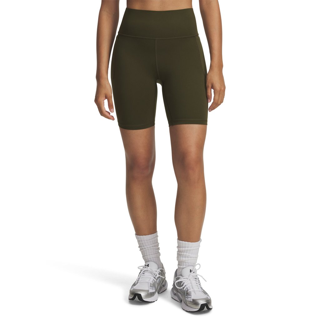 Under Armour กางเกงปั่นจักรยานขาสั้น 7 นิ้วสำหรับผู้หญิง UA Meridian — صورة 2
