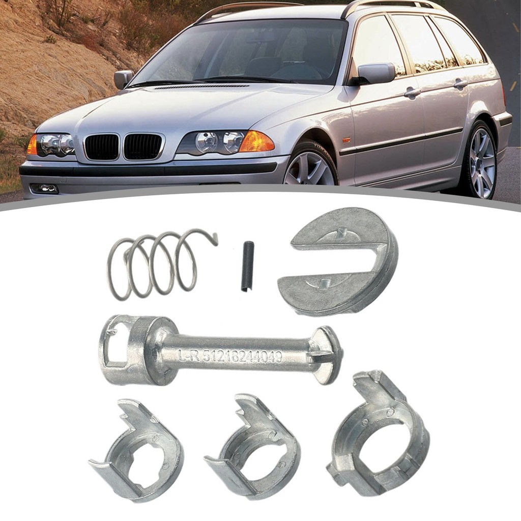 HE ใหม่ Door Lock ชุดซ่อมกระบอกสําหรับ BMW E46 323i 325i 328i 330i สําหรับ M3 1998-06