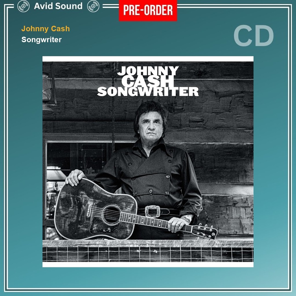 Pre-Order CD แผ่นซีดี Johnny Cash Songwriter ใหม่ ซีล Johnny Cash CD
