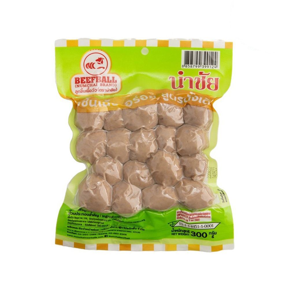 [สินค้าส่งด่วน]นำชัย ลูกชิ้นเนื้อ 300กรัม