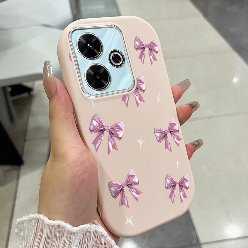 เคส ใช้ได้กับ Xiaomi Redmi 13 4G 13 5G 13C POCO C65 เคสการ์ตูน Bowknot