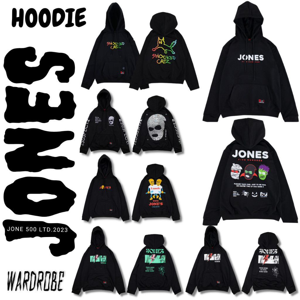 💜 【เสื้อฮู้ด】T-shirt พร้อมจัดส่ง JONE500 HOODIE COLLECTION 2024 สินค้าแท้100%Size S-5XL M-3XL