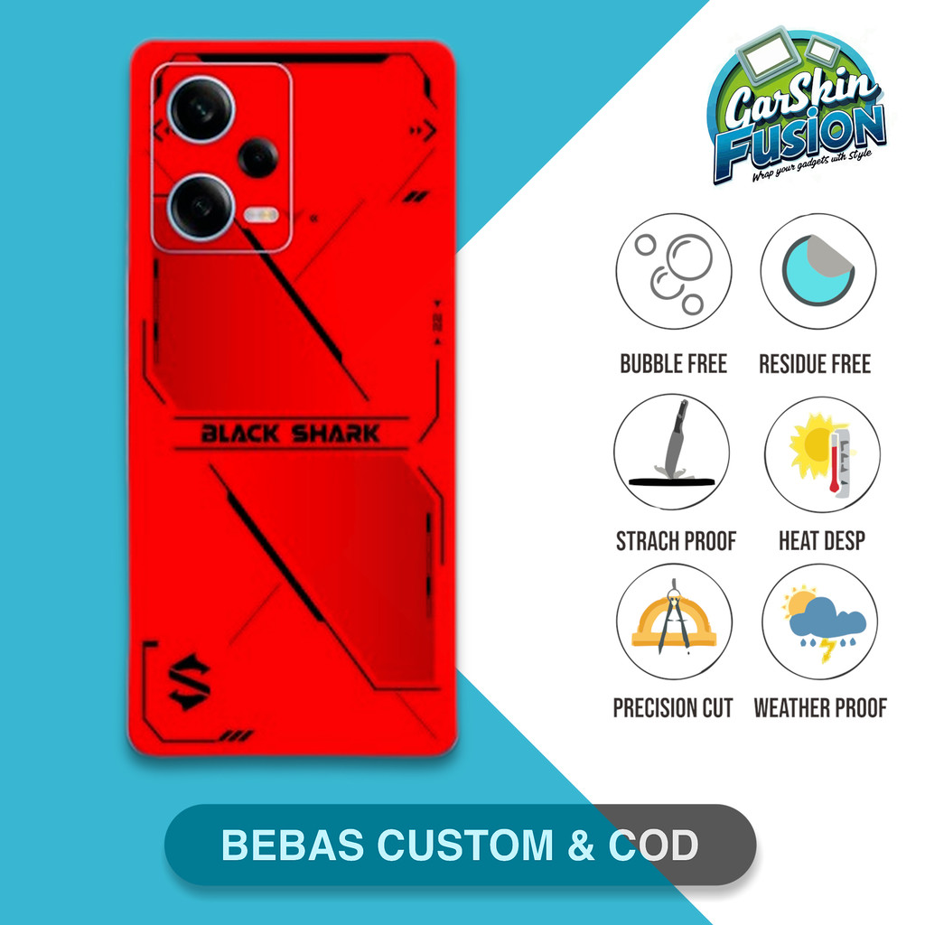 Garskin Skin Redmi Note 12 Pro 5G BS 5 RS เคสป้องกันรอยขีดข่วน | By Fusion Code - kSH