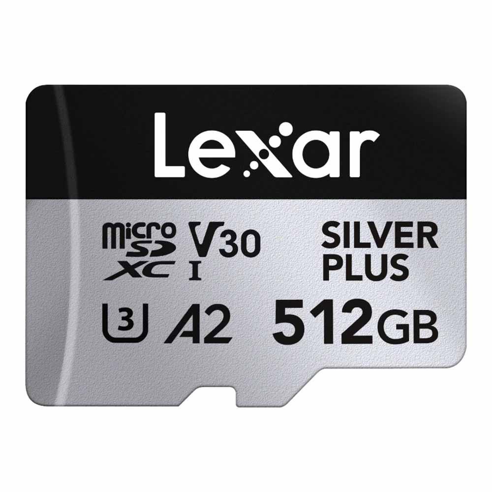 512 GB MICRO SD CARD (ไมโครเอสดีการ์ด) LEXAR PROFESSIONAL SILVER PLUS (LMSSIPL512G) .