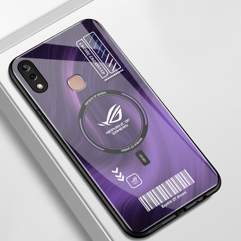 เคสสำหรับ VIVO Y85 Y85A V9 V9 Pro V9 Youth Z1 Z1i Z3x เคสโทรศัพท์สัญลักษณ์เปลือกแก้วกันกระแทก