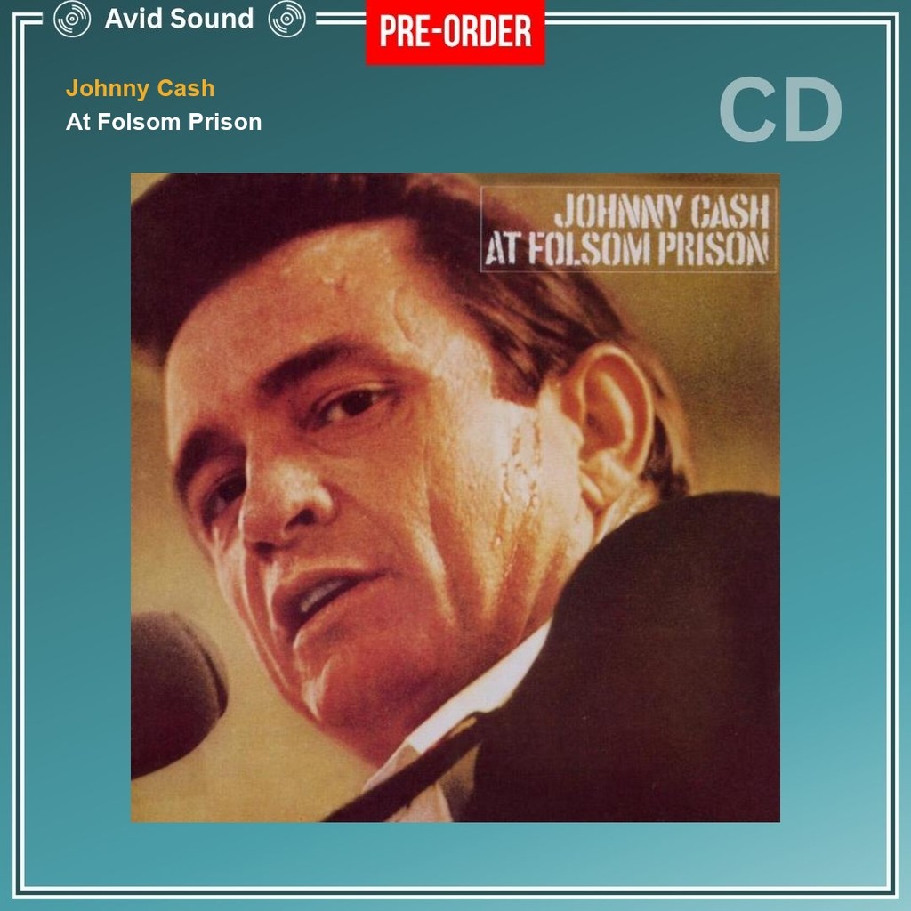 Pre-Order CD แผ่นซีดี Johnny Cash At Folsom Prison ใหม่ ซีล Johnny Cash CD