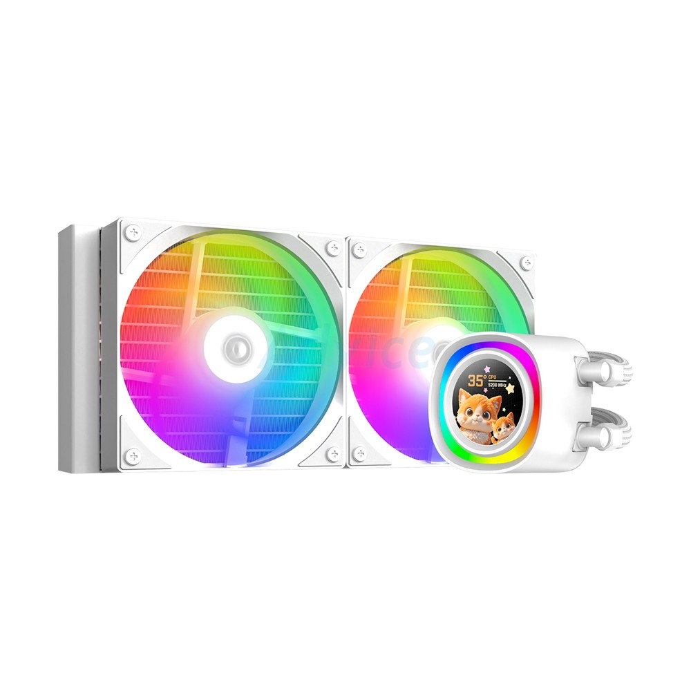 ID-COOLING FX 240 LCD White 240mm Liquid CPU Cooler