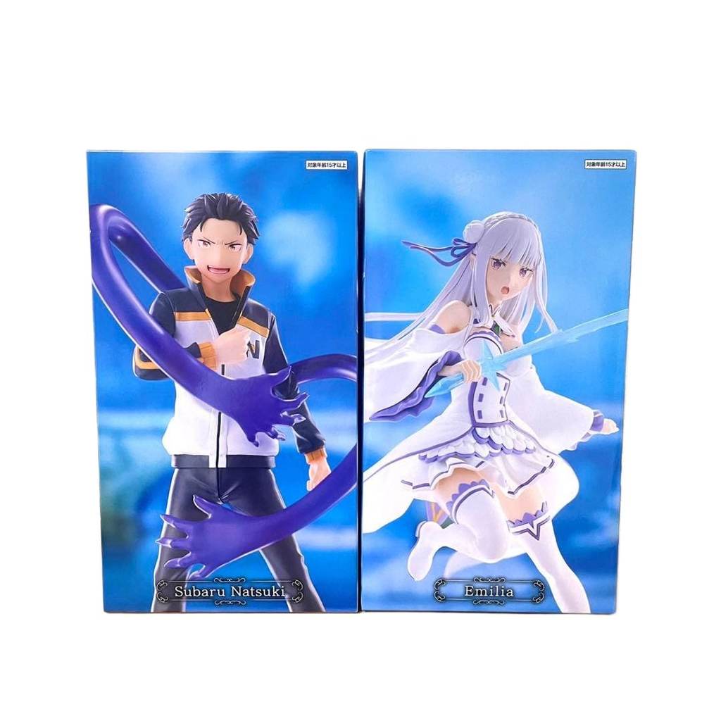 【Direct from Japan】Re:Zero Emilia Subaru GiGO Limited Figure【Japan Exclusive】