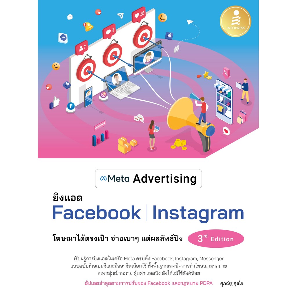 ปกหนังสือ Meta Advertising ยิงแอด Facebook Instagram 3rd Edition