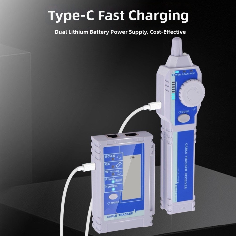 [ใหม่]ET608 Cable Finder, Network LAN Line Finder สําหรับ PoE Test QC NCV Test Breakpoint