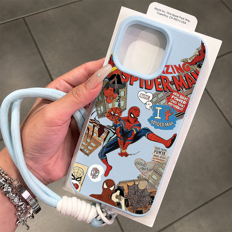 [Bypik13_Id] Cool Spiderman Silicone Pattern Case Hp Infinix Smart 20 Hot 60 Pro Plus 60I 40I 50I Sm