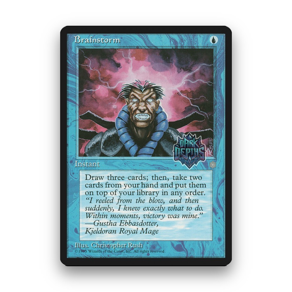 [MTG] Brainstorm (#61) [ICE] [BLUE] [COMMON] | Magic the Gathering