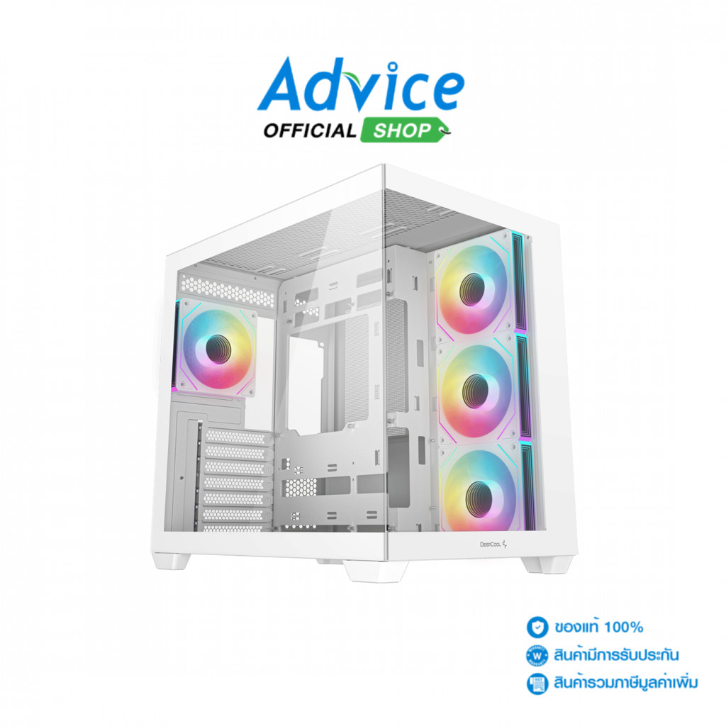 DEEPCOOL ATX CASE(NP) CG530 4F WHITE - A0174591