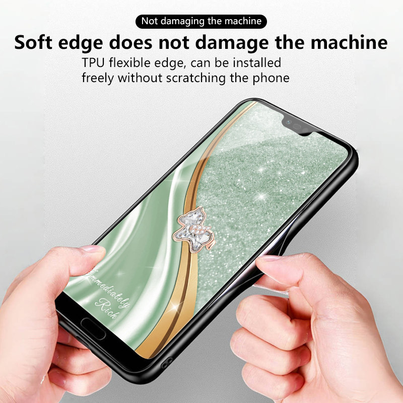 เคสสำหรับ OPPO A58 4G A78 4G A78 5G A58X 5G A1X A2X 5G เคสโทรศัพท์ม้าเล็กเปลือกแก้วกันกระแทก - รูปที่ 6