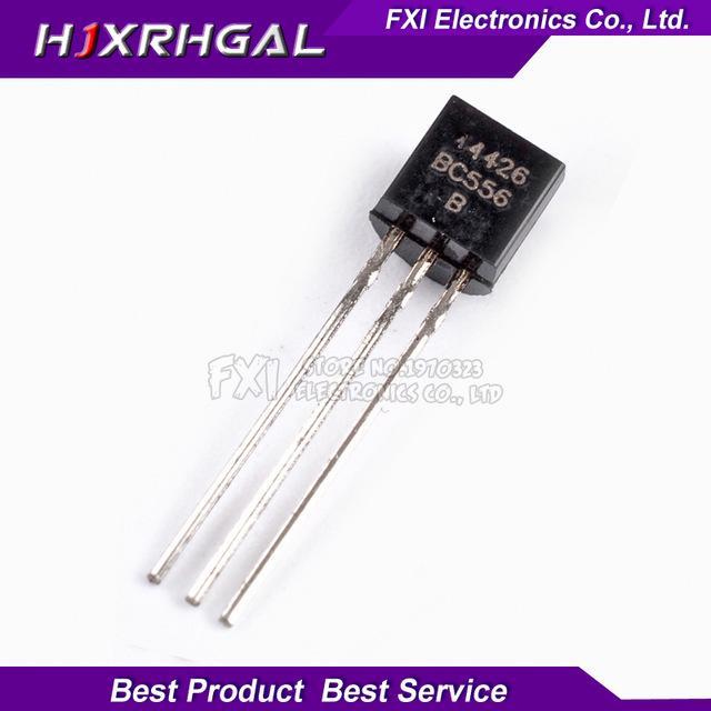 100PCS BC556B BC556 TO92 TO-92 NPN ทรานซิสเตอร์วัตถุประสงค์ทั่วไปใหม่