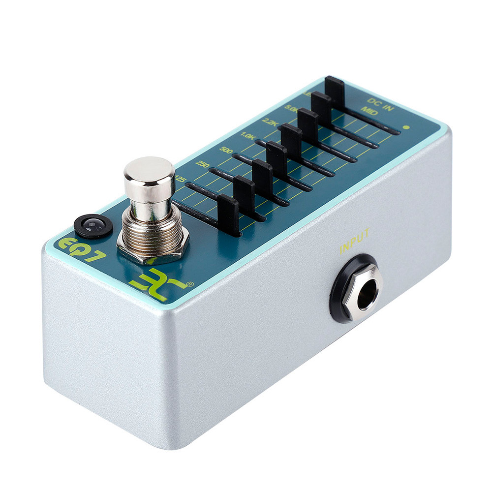 ENO EX EQ7 กีตาร์ Equalizer Effect Pedal 7-Band EQ Full Metal Shell True Bypass