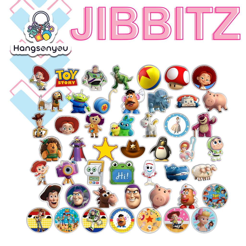 NamePop Charm - JIBBITZ CROCS ACRYLIC CUSTOM CHARACTER - TOY STORY SERIES - รองเท้าแตะตัวอักษรและหมุ
