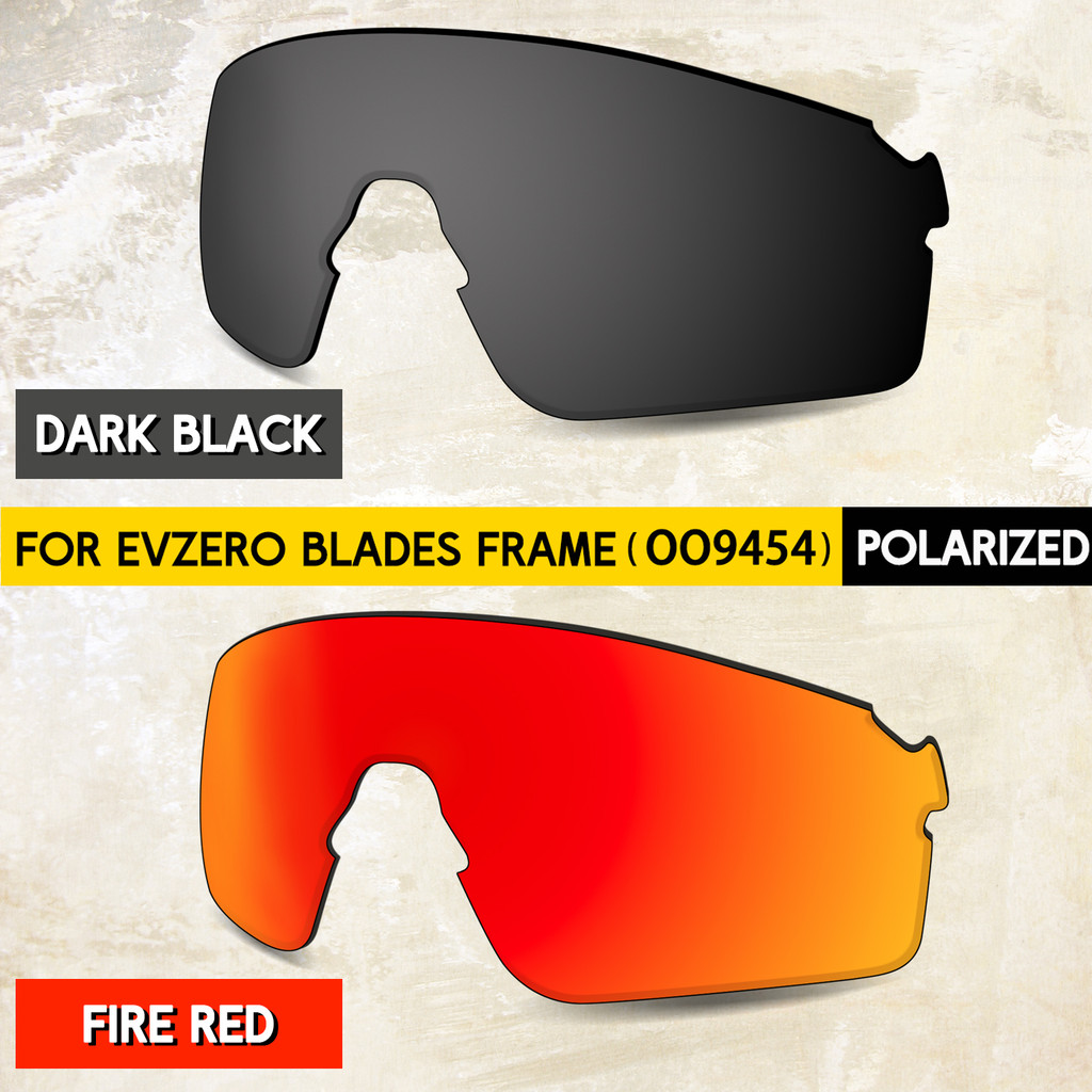 เลนส์เปลี่ยนสองคู่สําหรับแว่นกันแดด EVZero Blades OO9454 - 100% UVA UVB และหลายสี
