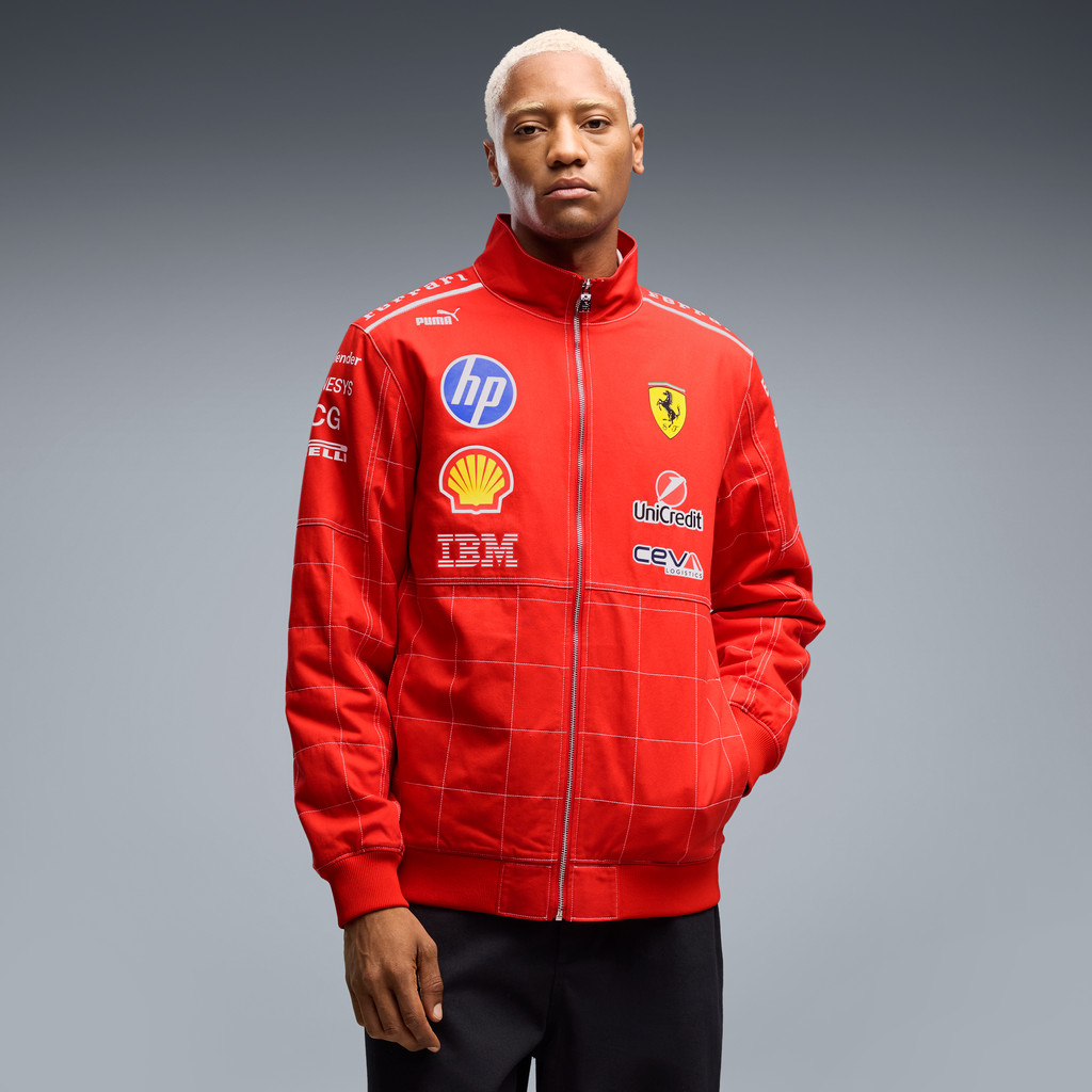 PUMA Moto Scuderia Ferrari HP Replica Special Monza Bomber Jacket Men สีแดง - 71439501 — صورة 3