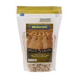 💥 แม็กกาแรตมัลติไฟฟ์เกรนมูสลี่ 400กรัม 🔔 Mcgarrett Multi 5 Grain Muesli 400g.