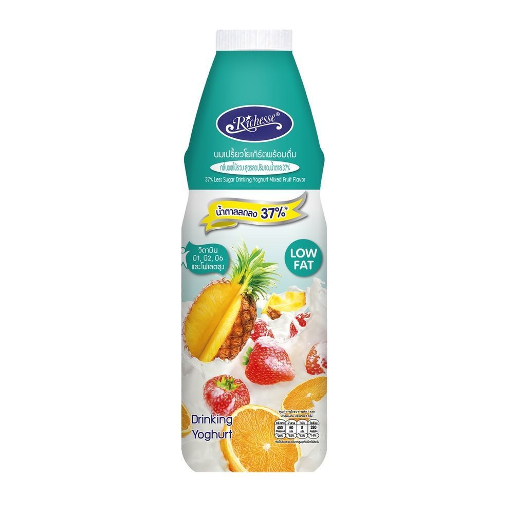 [สินค้าส่งด่วน]ริชเซสนมเปรี้ยวผลไม้รวม 800ซีซี