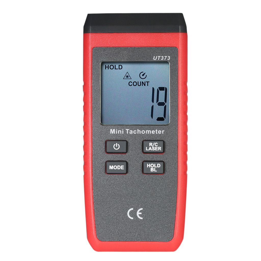 UT373 มือถือ LCD Digital Tachometer Speedometer Tach Meter วัดตั้งแต่ 0 ~ 99999 COUNT ToloTW