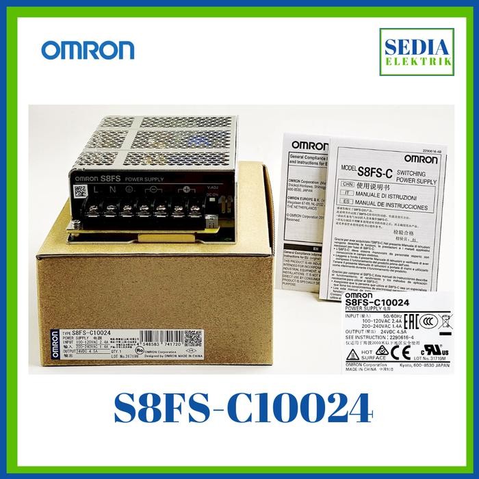 OMRON S8FS-C10024J S8FS C10024J S8FSC10024J พาวเวอร์ซัพพลาย