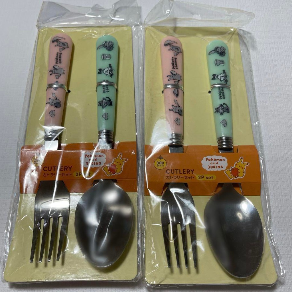 【Direct from Japan】3COINS ชุดช้อนส้อมโปเกมอน (2 ชิ้น)【Japan Exclusive】