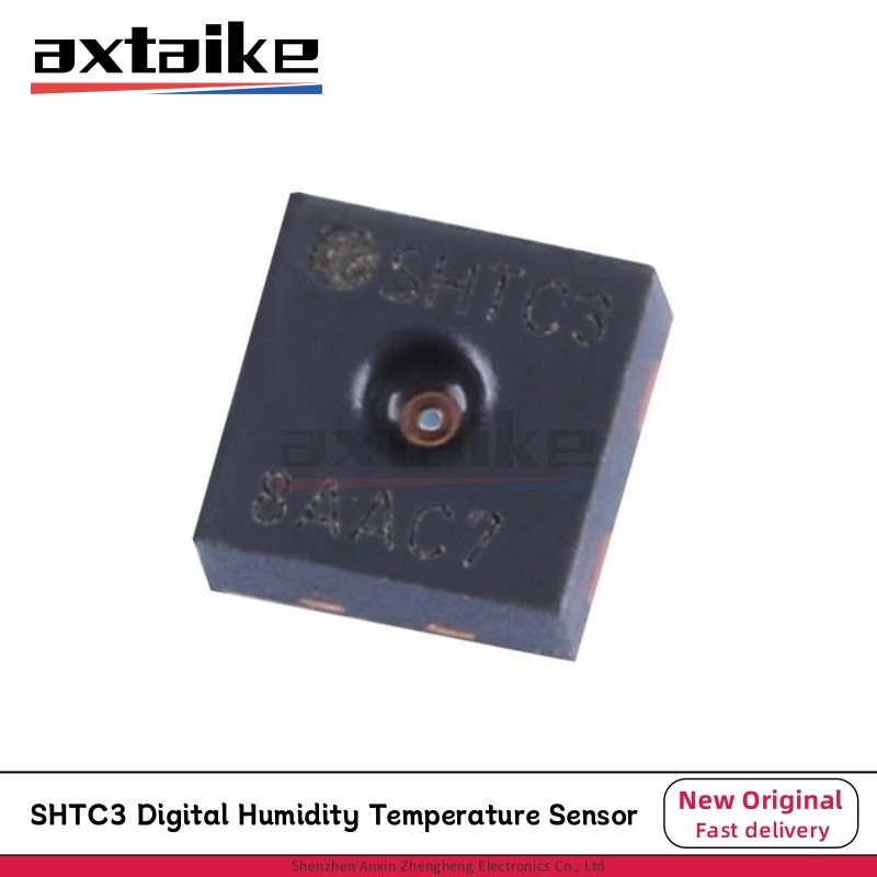 2/5PCS SHTC3 DFN-4 เซ็นเซอร์อุณหภูมิความชื้นแบบดิจิตอล IC 1.62V - 3.6V 2*2mm SMD SHTC3-TR-10KS SHTC3