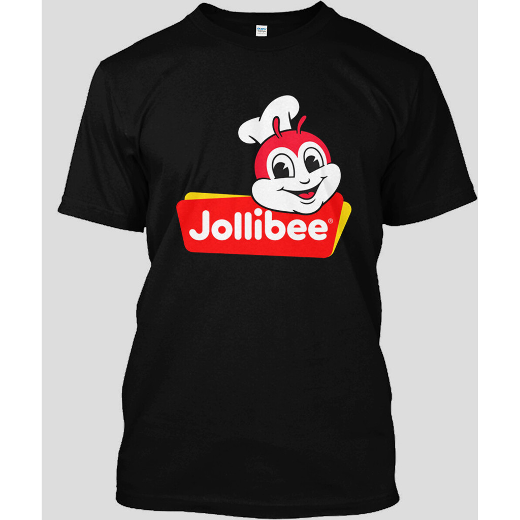 เสื้อยืดสีดําบุรุษ Jollibee Classic